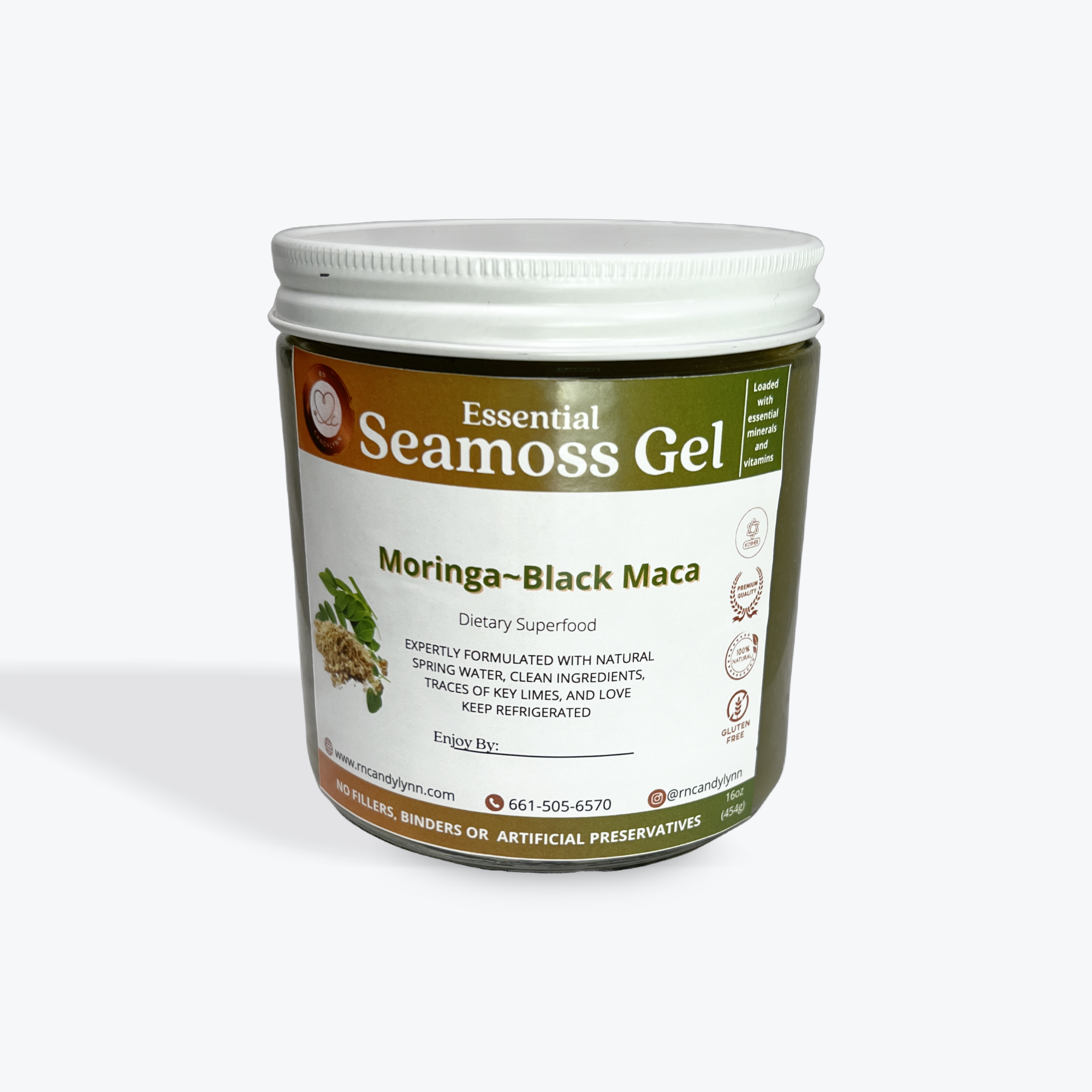 Organic Moringa + Black Maca + Honey